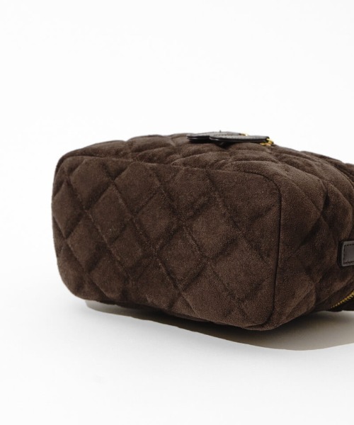 flower（フラワー）の「キルティングバニティバッグ（ショルダーバッグ・レディース・ブラウン/ブラック・FREE）」の21枚目の写真
