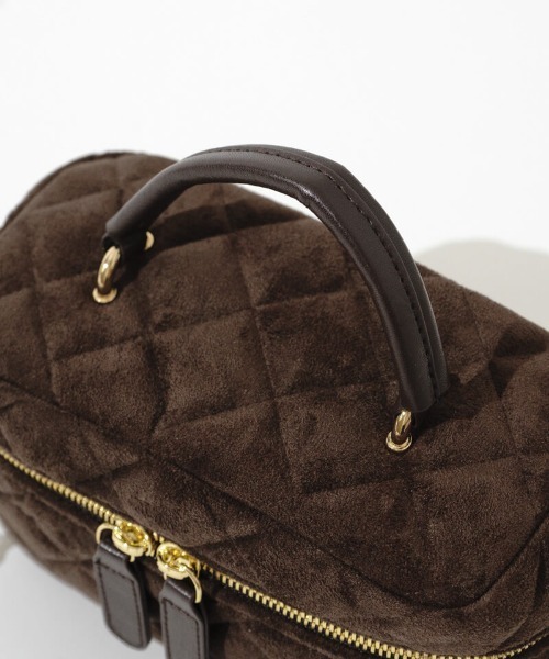 flower（フラワー）の「キルティングバニティバッグ（ショルダーバッグ・レディース・ブラウン/ブラック・FREE）」の22枚目の写真