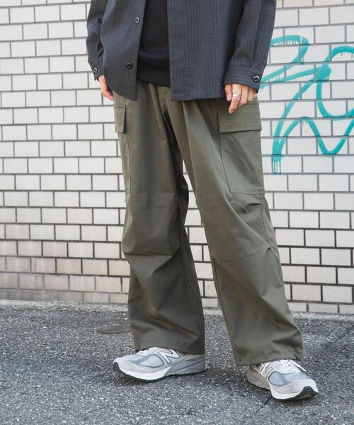 FR2 ポリエステルイージーカーゴパンツ メンズ ポリエステル イージーカーゴパンツ FR2 ポリエステルイージー