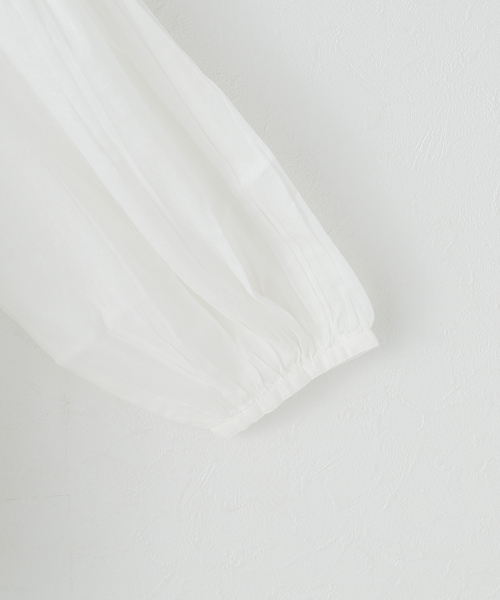 Fanaka(ファナカ)の「【WEB+りんくう店限定】手洗い可 / FANAKA / リバーレースボリュームブラウス(シャツ/ブラウス・レディース・ホワイト・FREE)」の7枚目の写真