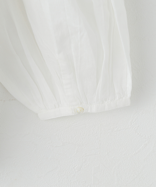 Fanaka(ファナカ)の「【WEB+りんくう店限定】手洗い可 / FANAKA / リバーレースボリュームブラウス(シャツ/ブラウス・レディース・ホワイト・FREE)」の8枚目の写真