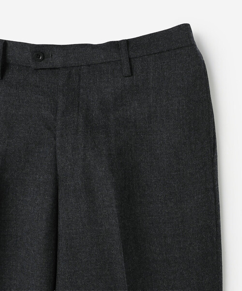 Morris & Sons（モリスアンドサンズ）の「MORRIS & SONS | ウールサキソニー イージースラックス MEN（その他パンツ・メンズ・チャコール/ブラック/ブラウン/ネイビー・3/1/2）」の7枚目の写真