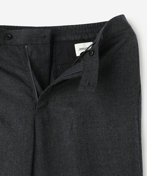 Morris & Sons（モリスアンドサンズ）の「MORRIS & SONS | ウールサキソニー イージースラックス MEN（その他パンツ・メンズ・チャコール/ブラック/ブラウン/ネイビー・3/1/2）」の9枚目の写真