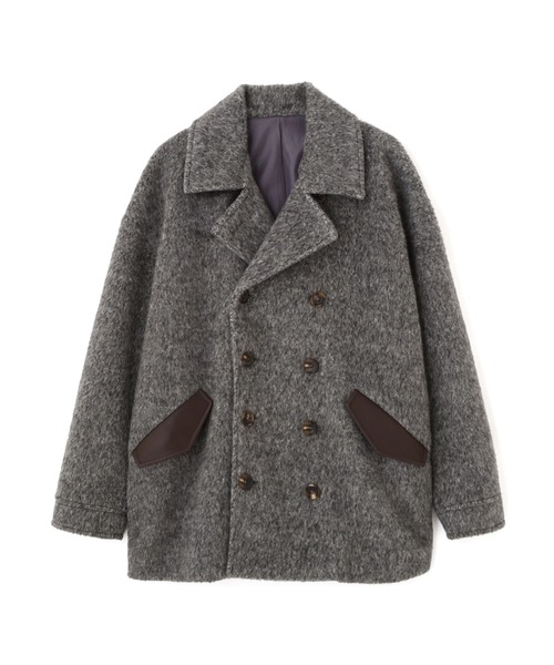 セール】《直営店限定》SHAGGY PEA COAT/シャギーピーコート