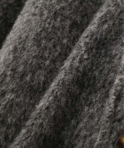 AVIREX(アヴィレックス)の「《直営店限定》SHAGGY PEA COAT/シャギーピーコート(ピーコート・レディース・チャコールグレー/マスタード・S/M)」の14枚目の写真