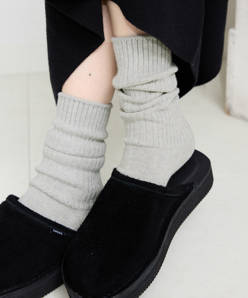 SLOBE IENA（スローブイエナ）の「《2枚セット/追加》ルーズリブソックス 2SET（ソックス/靴下・レディース・C/B/A・FREE）」の20枚目の写真