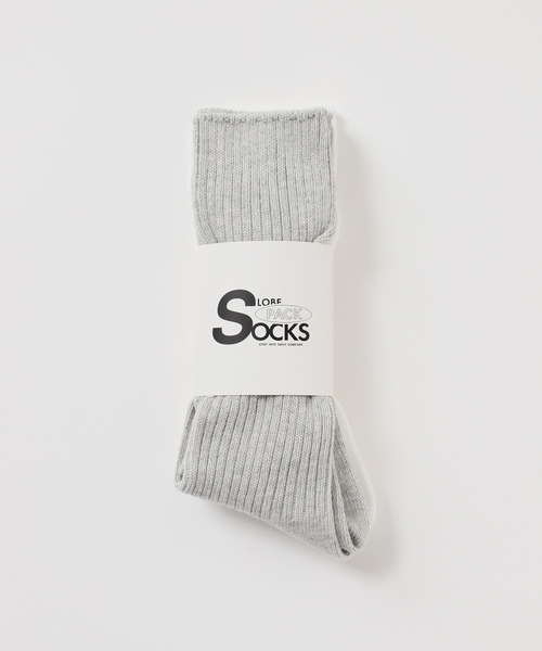 SLOBE IENA（スローブイエナ）の「《2枚セット/追加》ルーズリブソックス 2SET（ソックス/靴下・レディース・C/B/A・FREE）」の6枚目の写真