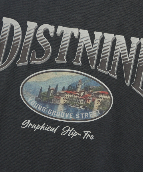 DISTN9NE(ディストナイン)の「ピグメントタウン 半袖Tシャツ CHARCOAL (LP2TU320-075)(Tシャツ/カットソー・メンズ・その他・105/95/100)」の3枚目の写真