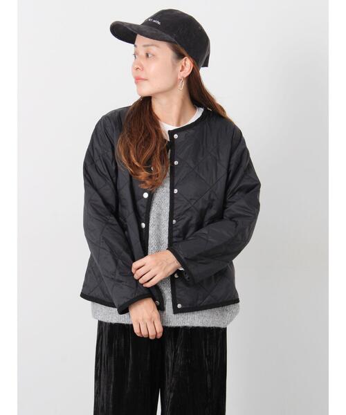 Lugnoncure(ルノンキュール)の「パッカブルノーカラーブルゾン(ブルゾン・レディース・ブラウン/ベージュ/チャコールグレー/ブラック・M/L)」の7枚目の写真