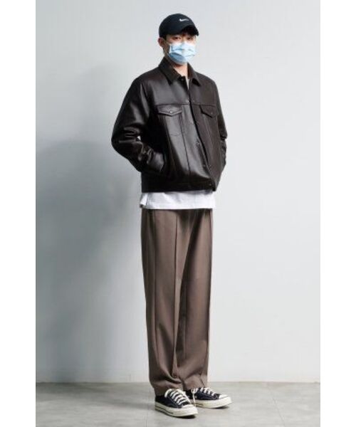 MUSINSA STANDARD(ムシンサスタンダード)の「イージーバンディングトラックスラックス【ダスティベージュ】(スラックス・メンズ・その他・30/26/28/38/42/36/40)」の9枚目の写真
