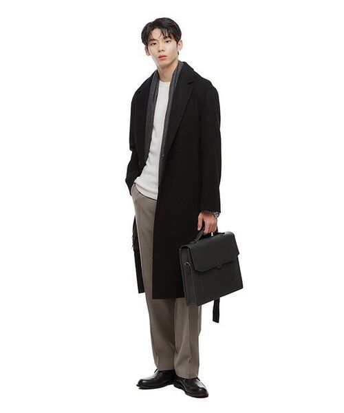 MUSINSA STANDARD(ムシンサスタンダード)の「イージーバンディングトラックスラックス【ダスティベージュ】(スラックス・メンズ・その他・30/26/28/38/42/36/40)」の10枚目の写真
