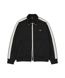 NDY（エヌディーワイ）の「(nerdy) Minimal Jacquard Tape Track Top Black（ナイロンジャケット）」