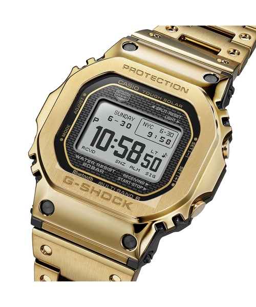 G-SHOCK(ジーショック)の「フルメタル / スマートフォンリンク&電波ソーラー / GMW-BZ5000GD-9JF(デジタル腕時計・メンズ・ゴールド・FREE)」の3枚目の写真