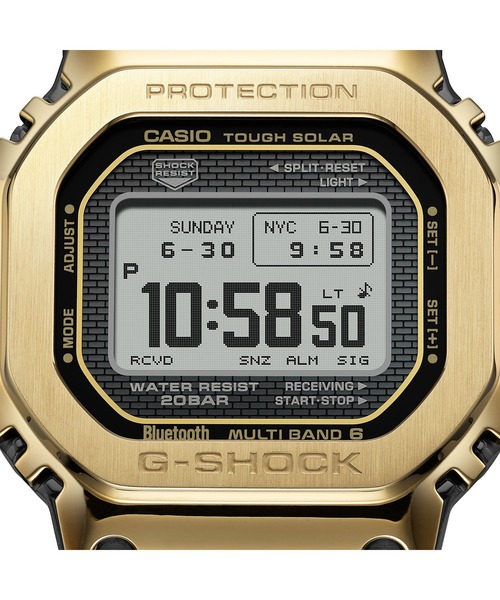 G-SHOCK(ジーショック)の「フルメタル / スマートフォンリンク&電波ソーラー / GMW-BZ5000GD-9JF(デジタル腕時計・メンズ・ゴールド・FREE)」の5枚目の写真