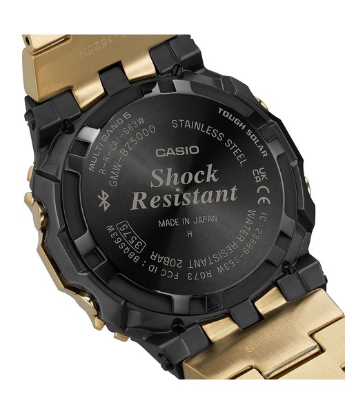 G-SHOCK(ジーショック)の「フルメタル / スマートフォンリンク&電波ソーラー / GMW-BZ5000GD-9JF(デジタル腕時計・メンズ・ゴールド・FREE)」の6枚目の写真