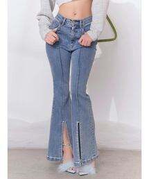 EATME（イートミー）の「フロントビジュースリットデニムパンツ（デニムパンツ）」