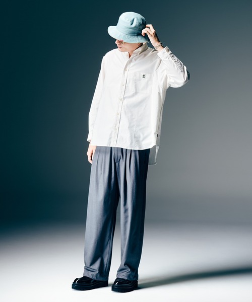 glamb(グラム)の「Forbidden Apple Oxford Shirt / フォビドゥンアップルオックスフォードシャツ(シャツ/ブラウス・メンズ・イエロー/ストライプ/ホワイト・S/M/L)」の11枚目の写真