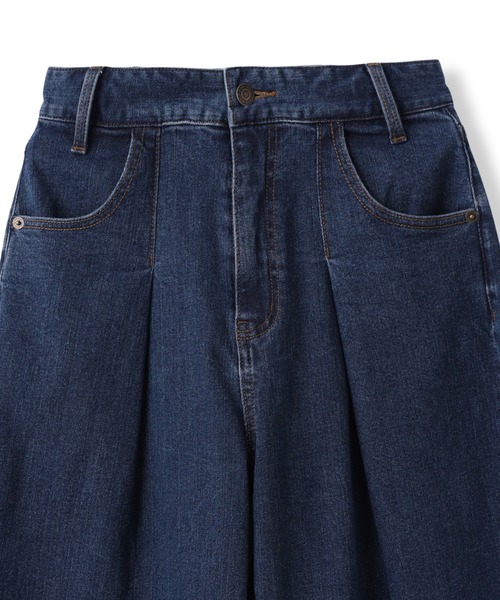 LAUTREAMONT（ロートレアモン）の「【WEB限定】365デニムパンツ ワイドシルエット≪洗える≫（デニムパンツ・レディース・ブルー/ネイビー・7号/9号/11号）」の5枚目の写真