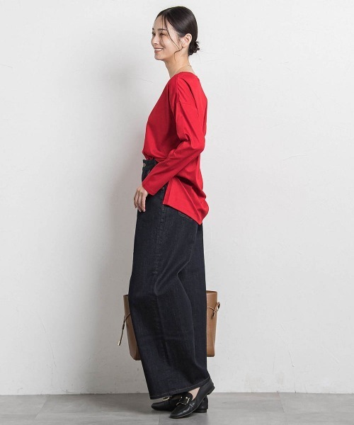 LAUTREAMONT（ロートレアモン）の「【WEB限定】365デニムパンツ ワイドシルエット≪洗える≫（デニムパンツ・レディース・ブルー/ネイビー・7号/9号/11号）」の13枚目の写真