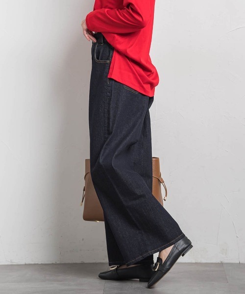 LAUTREAMONT（ロートレアモン）の「【WEB限定】365デニムパンツ ワイドシルエット≪洗える≫（デニムパンツ・レディース・ブルー/ネイビー・7号/9号/11号）」の10枚目の写真
