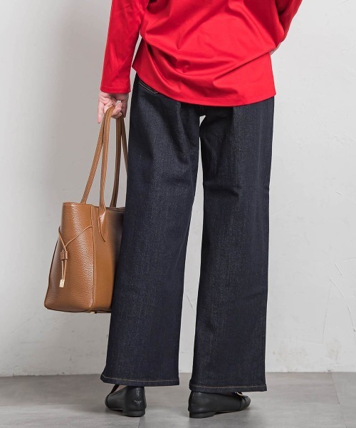 LAUTREAMONT（ロートレアモン）の「【WEB限定】365デニムパンツ ワイドシルエット≪洗える≫（デニムパンツ・レディース・ブルー/ネイビー・7号/9号/11号）」の11枚目の写真