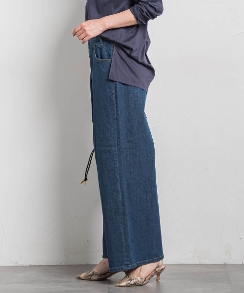 LAUTREAMONT（ロートレアモン）の「【WEB限定】365デニムパンツ ワイドシルエット≪洗える≫（デニムパンツ・レディース・ブルー/ネイビー・7号/9号/11号）」の15枚目の写真