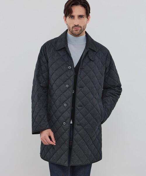 E*a様 MACKINTOSH LONDON キルティングコート セール】【WATSON LONG】ウールサキソニーキルティングアウター