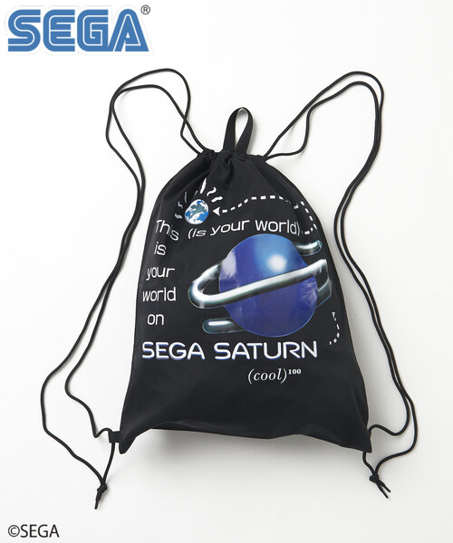 セール】別注 SEGA SATURN/セガサターン/ロゴ ナップサック(バック セール】別注 SEGA SATURN/セガサターン/ロゴ ナップサック(バック