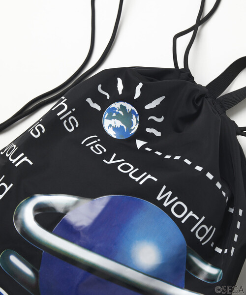 セール】別注 SEGA SATURN/セガサターン/ロゴ ナップサック（バック