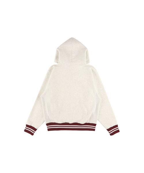 ALEXIA STAM（アリシアスタン）の「[Champion for ALEXIA STAM] Crew Neck Sweatshirt /別注 Championパーカー（パーカー・レディース・ライトグレー/ネイビー・M）」の15枚目の写真