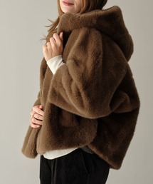 新品 完売カラー ザッカボックス ふわふわファーコート エコファーコート ZAKKA-BOX｜ザッカボックス（レディース）のその他アウター（フェイク