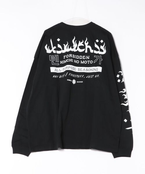 TENGA（テンガ）の「TENGA×KOREAN ROUGE KIMCHII Long sleeve TEE（Tシャツ/カットソー・メンズ・ホワイト/ブラック・FREE）」の3枚目の写真