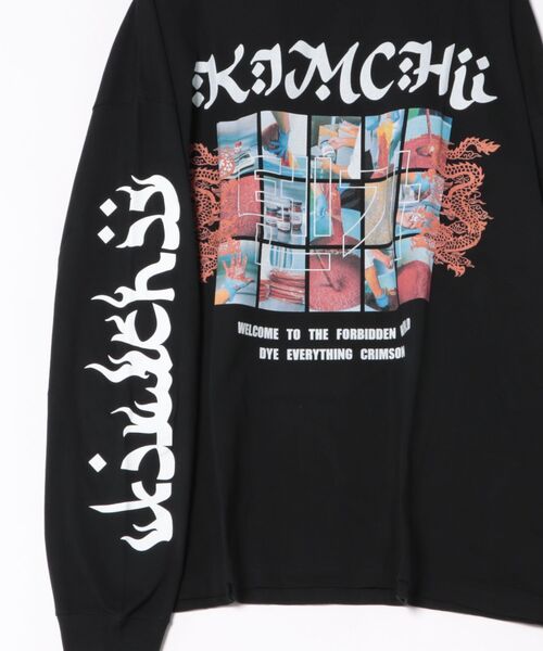 TENGA（テンガ）の「TENGA×KOREAN ROUGE KIMCHII Long sleeve TEE（Tシャツ/カットソー・メンズ・ホワイト/ブラック・FREE）」の4枚目の写真