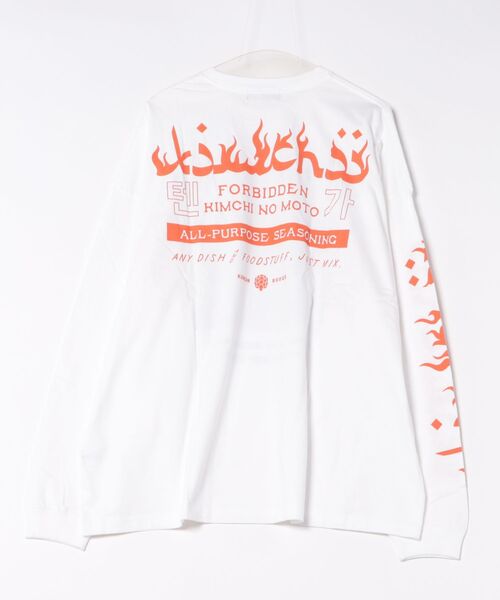 TENGA（テンガ）の「TENGA×KOREAN ROUGE KIMCHII Long sleeve TEE（Tシャツ/カットソー・メンズ・ホワイト/ブラック・FREE）」の5枚目の写真
