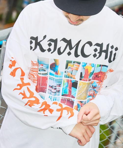 セール】TENGA×KOREAN ROUGE KIMCHII Long sleeve TEE（Tシャツ