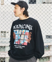 TENGA×KOREAN ROUGE KIMCHII Long sleeve TEE