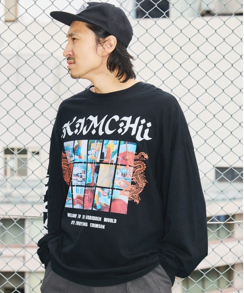 TENGA（テンガ）の「TENGA×KOREAN ROUGE KIMCHII Long sleeve TEE（Tシャツ/カットソー・メンズ・ホワイト/ブラック・FREE）」の2枚目の写真