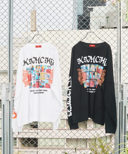 TENGA（テンガ）の「TENGA×KOREAN ROUGE KIMCHII Long sleeve TEE（Tシャツ/カットソー・メンズ・ホワイト/ブラック・FREE）」の7枚目の写真