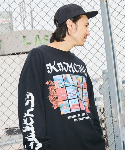 TENGA（テンガ）の「TENGA×KOREAN ROUGE KIMCHII Long sleeve TEE（Tシャツ/カットソー・メンズ・ホワイト/ブラック・FREE）」の10枚目の写真