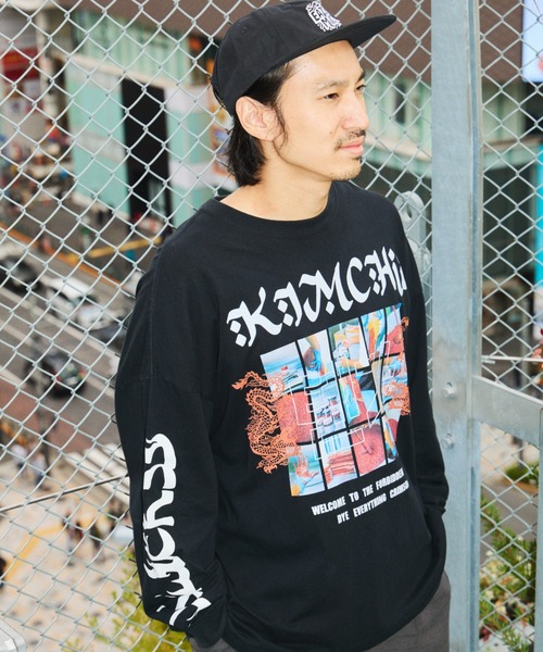 TENGA（テンガ）の「TENGA×KOREAN ROUGE KIMCHII Long sleeve TEE（Tシャツ/カットソー・メンズ・ホワイト/ブラック・FREE）」の12枚目の写真