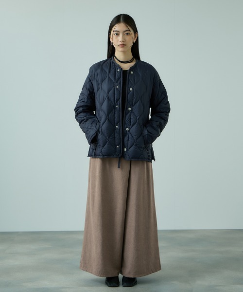 VICKY(ビッキー)の「フィブリルサテンラップワイドパンツ≪洗濯機で洗える≫(その他パンツ・レディース・ダークグレー/ブラウン/ライトグレー・M)」の10枚目の写真