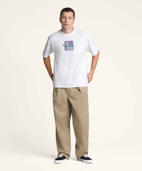 VANS(バンズ)の「PREMIUM DOWN THE RABBIT HOLE Tシャツ / LX Down The Rabbit Hole SS Tee VN000MF8WHT1(Tシャツ/カットソー・メンズ・ホワイト・LARGE/MEDIUM/SMALL/X-LARGE/X-SMALL)」の4枚目の写真