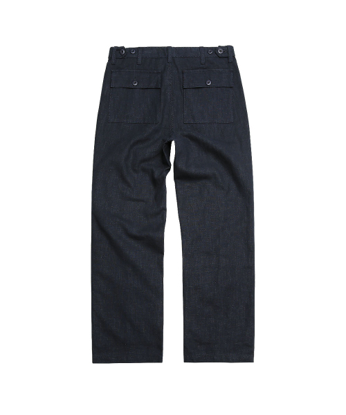 sortie(ソルティ)の「ユーティリティリネンファティーグパンツ(ネイビー)(その他パンツ・メンズ・その他・MEDIUM/LARGE/X-LARGE/SMALL)」の2枚目の写真