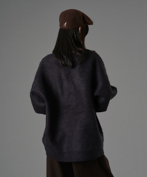 ONCILY（オンシェリー）の「GRADATION HEART MOTIF SHAGGY KNIT 