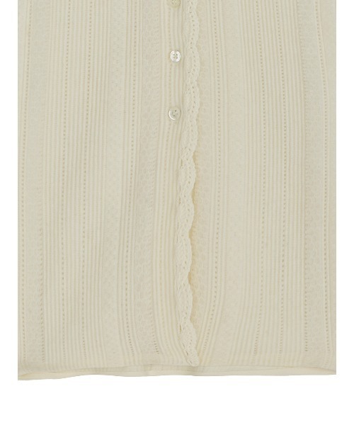 UND PIN TUCK LACE LIKE KNIT TOP（ニット/セーター）｜Ameri（アメリ