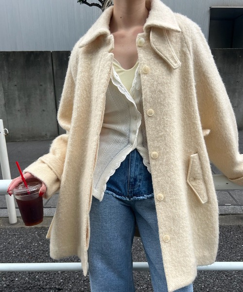 UND PIN TUCK LACE LIKE KNIT TOP（ニット/セーター）｜Ameri（アメリ