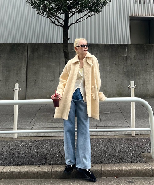 UND PIN TUCK LACE LIKE KNIT TOP（ニット/セーター）｜Ameri（アメリ