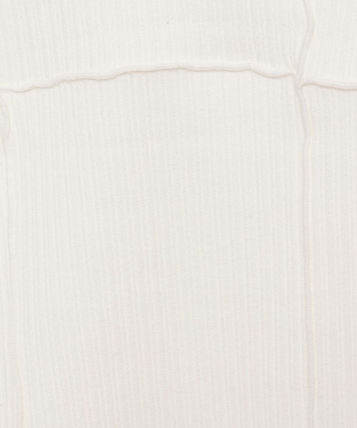 mysty woman(ミスティウーマン)の「ビスチェキリカエインナー 638070(ニット/セーター・レディース・オフホワイト/グレー/ブラック・FREE)」の4枚目の写真