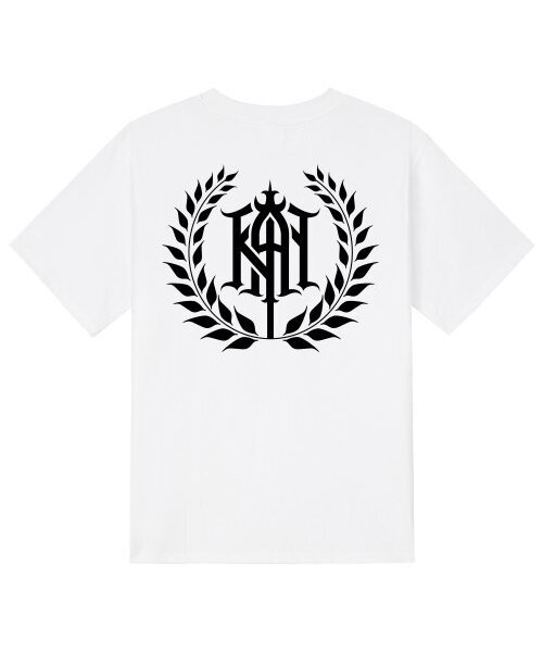 KAN6312(カン6312)の「KTW0131 ウェイケ 半袖Tシャツ - ホワイト(Tシャツ/カットソー・メンズ・その他・SMALL/MEDIUM/LARGE/X-LARGE)」の1枚目の写真