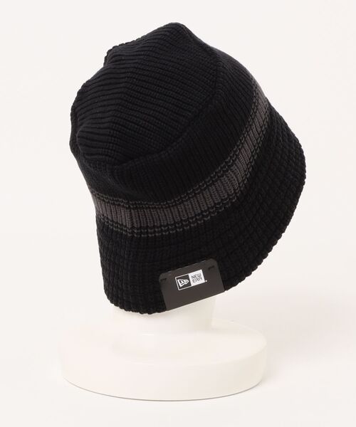 NEW ERA(ニューエラ)の「ニューエラ ニットバケットハット バケハ(ハット・メンズ・ブラック/ホワイト・M/L)」の13枚目の写真